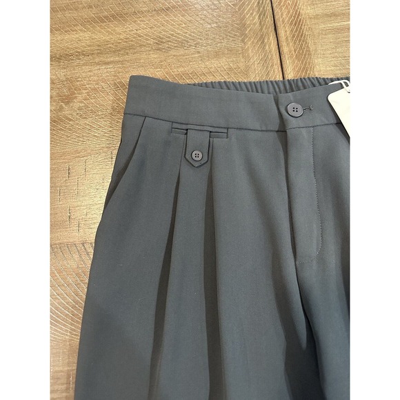 NWT AHA Selected Drooping High Waist Long Dress Pants Women’s Size Large Gray - Picture 6 of 16